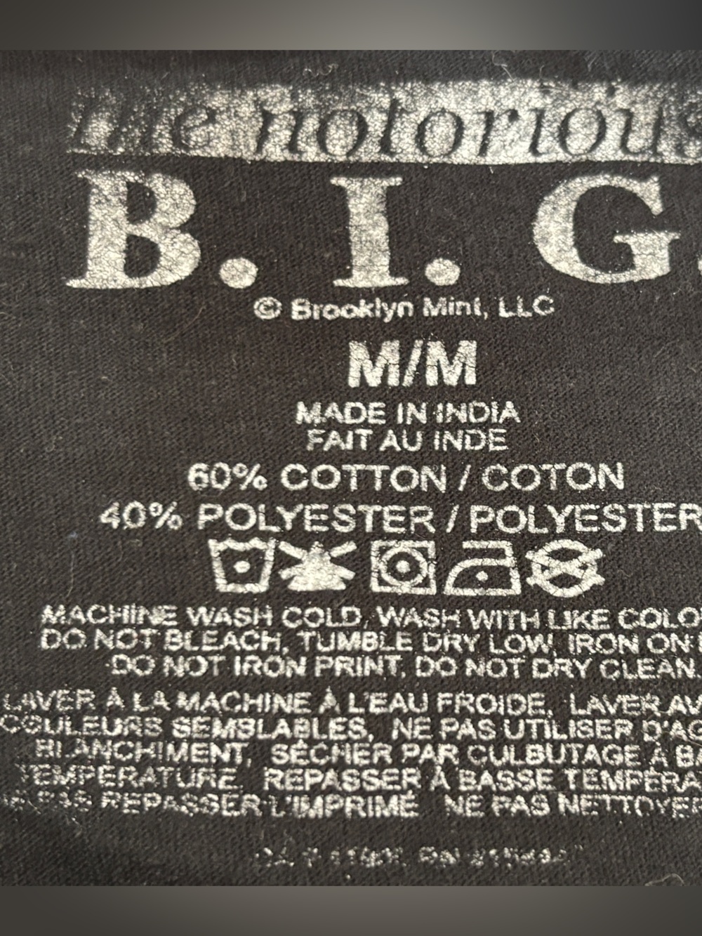 Notorious Graphic Short Sleeve Tee - Black & Yellow - Picture 7 of 7